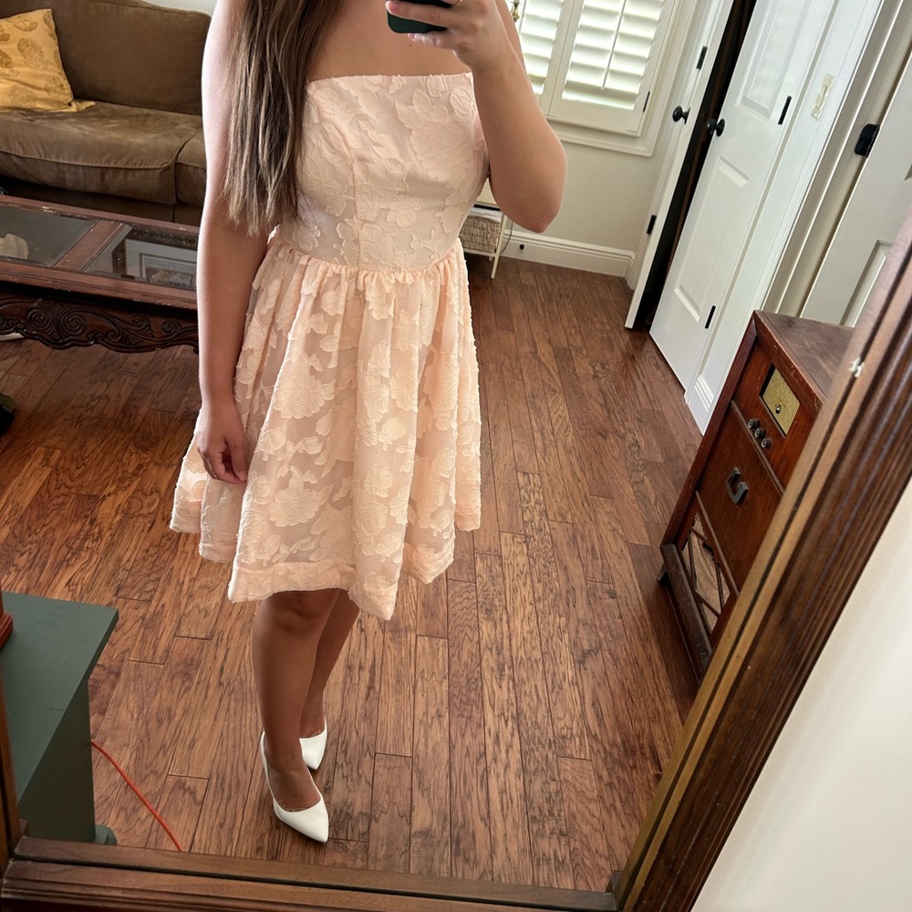 Keepsake pink floral dress